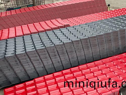 普通料四(si)層(ceng)樹(shu)脂(zhi)瓦